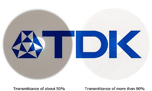 Прозрачность внешнего слоя нового диска TDK - 90%