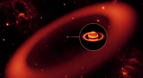 У Сатурна обнаружено гигантское новое кольцо