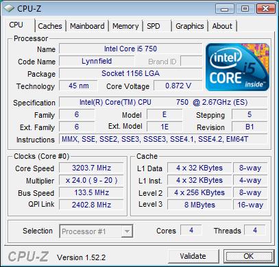 ASUS P7P55D Deluxe штатная частота