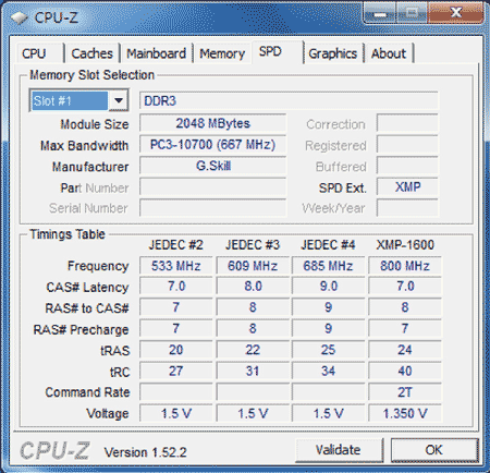 Память DDR3 G.Skill ECO: 1600 МГц при 1,35 В