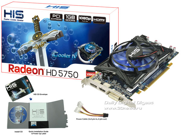 HIS HD5750 iCooler IV 1GB GDDR5