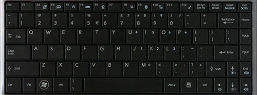 MSI Wind12 U210. Клавиатура
