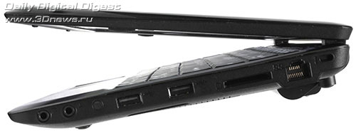 MSI Wind12 U210. Вид справа