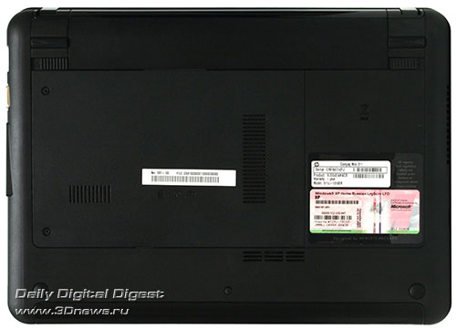 Compaq Mini 311c. Вид снизу
