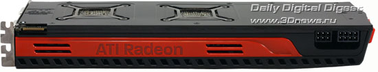 AMD Radeon HD5970 вид сверху