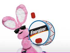 розовый кролик, символ неутомимости батареек Energizer