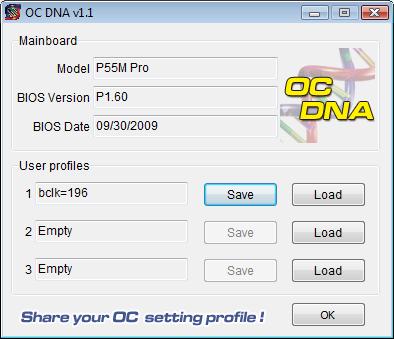 ASRock P55M Pro OC DNA