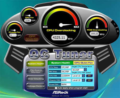 ASRock P55M Pro OC Tuner