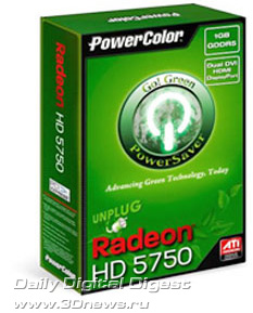 PowerColor Radeon HD 5750 Go! Green Edition