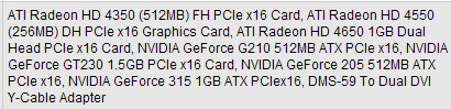 Было GeForce GT 220 - стало GeForce 315