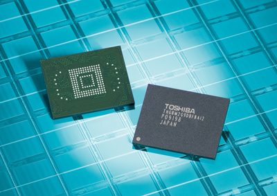 Интегральные микросхемы Toshiba объемом 64 Гб
