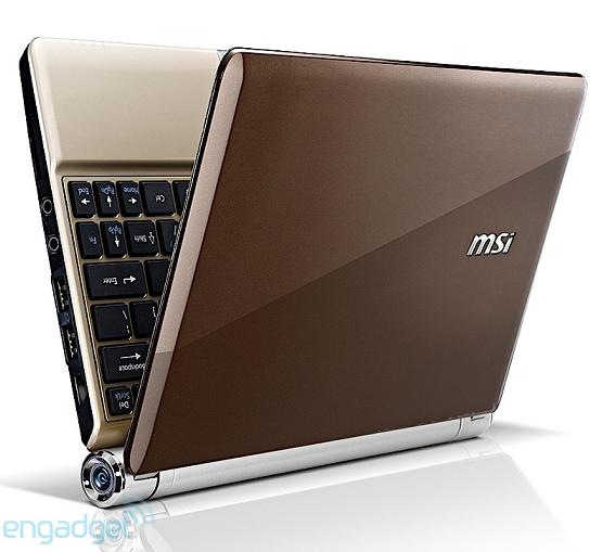 Фотогаллерея нетбука MSI U160