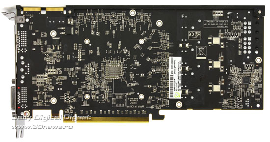 XFX Radeon HD4860 обратная сторона
