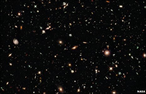 Снимок галактик Hubble
