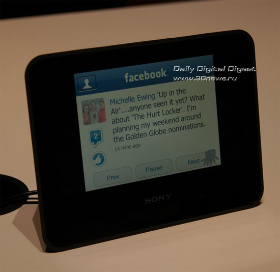 CES 2010: планшет Sony Dash 