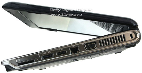 HP Pavilion dv3-2220er. Вид справа
