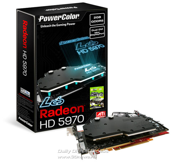 PowerColor LCS Radeon HD 5970 2GB GDDD5