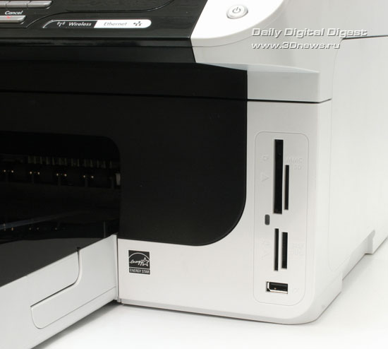 HP Officejet Pro 8500 Wireless (a909g). Устройство чтения карт
памяти