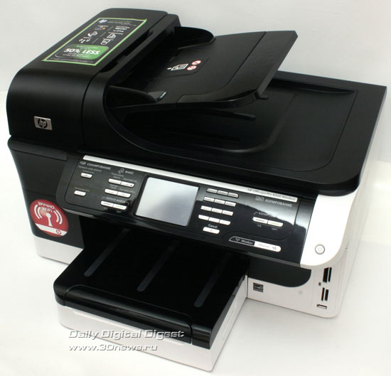 HP Officejet Pro 8500 Wireless (a909g). Вид сверху