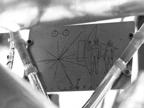 Пластина Pioneer 10 и 11