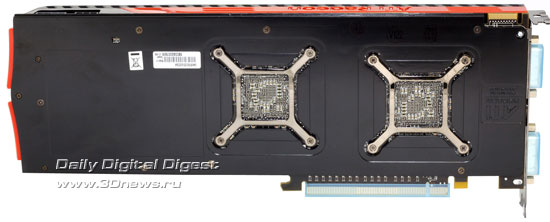Обратная сторона ASUS EAH5970