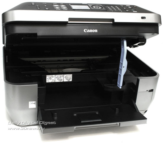 Canon PIXMA MX870. Вид общий с поднятым модулем сканера