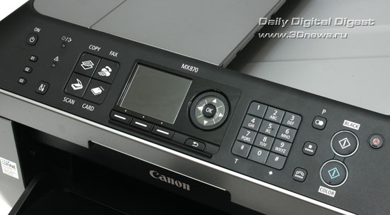 Canon PIXMA MX870. Панель управления