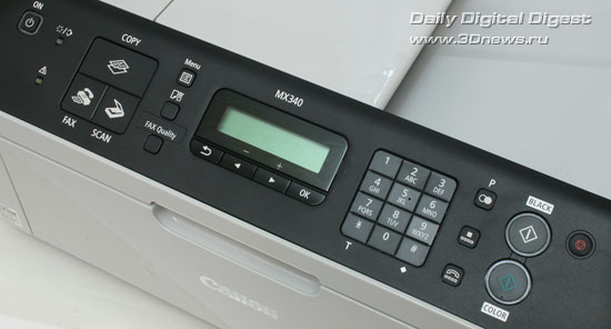 Canon PIXMA MX340. Панель управления