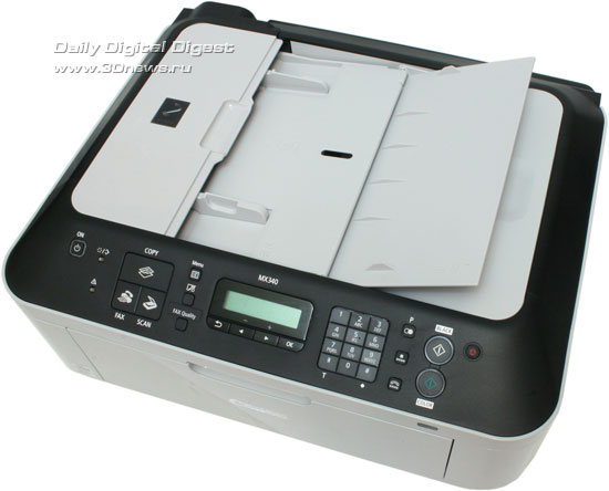 Canon PIXMA MX340. Вид сверху