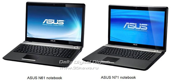 ASUS New Laptops With NVIDIA Optimus