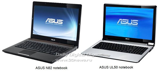 ASUS New Laptops With NVIDIA Optimus