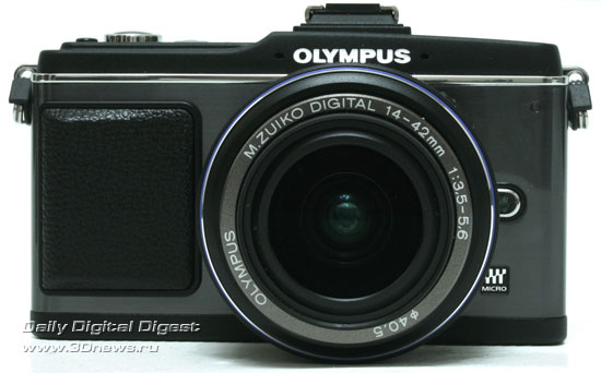 Olympus Pen E-P2. Вид спереди
