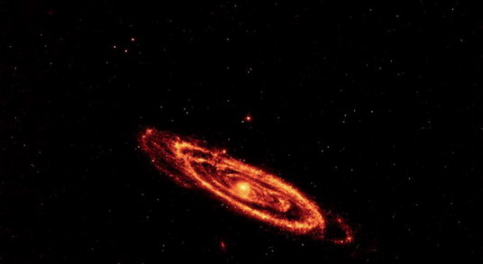 IR Andromeda galaxy