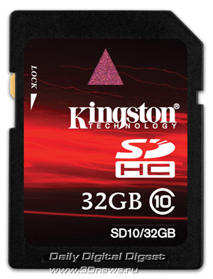 Kingston Class 10 SDHC Card