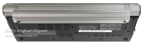 MSI Wind U160. Вид сзади