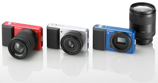 Концепт ультракомпактного фотоаппарата со сменной оптикой Sony 
Alpha