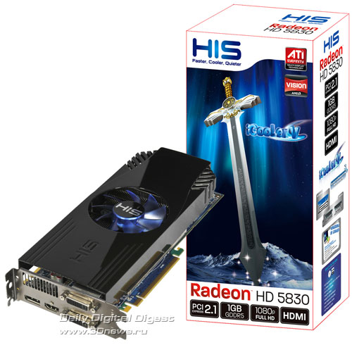 HIS Radeon HD 5830 iCooler V 1GB GDDR5