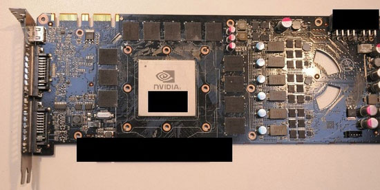 Первые снимки печатной платы NVIDIA GeForce GTX 480