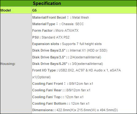 AOpen Nagas G5