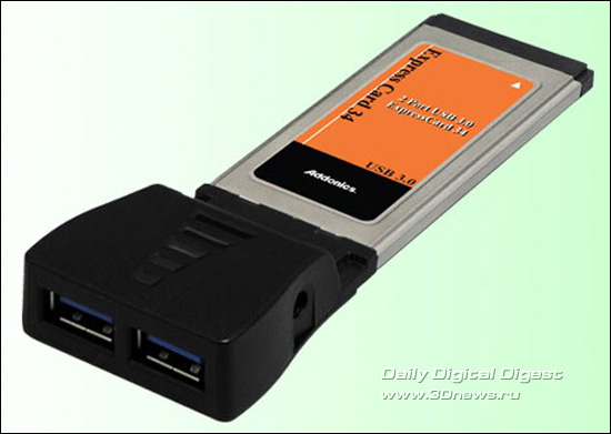Addonics ExpressCard USB 3.0