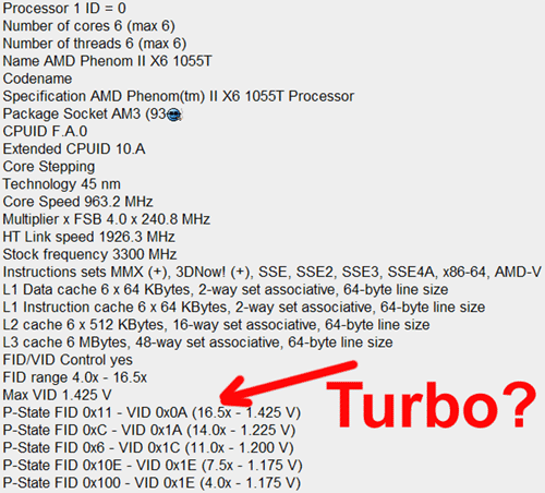 Phenom II X6 1055T Turbo