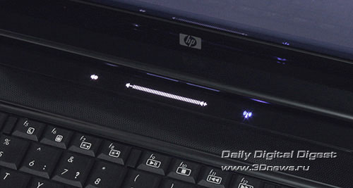 HP Pavilion dv6. Дополнительные сенсорные клавиши