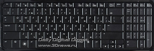 HP Pavilion dv6. Клавиатура
