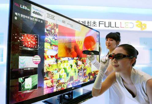 LG LX9500: первый Full LED 3D-телевизор. Copyright Akihabara