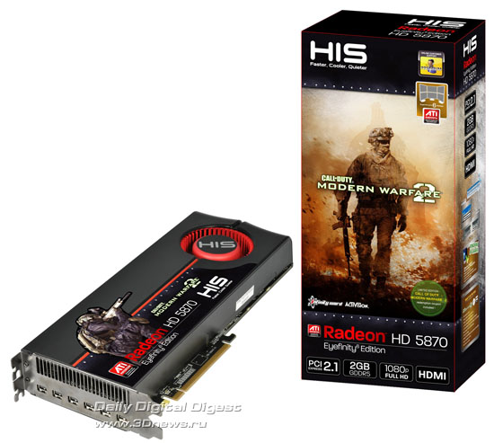HIS Radeon HD 5870 Eyefinity 6 Edition