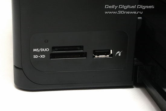 HP Photosmart Plus b209a-m. Устройство чтения карт памяти