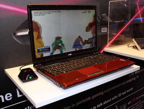 3D ноутбук MSI