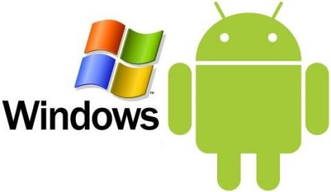 Логотипы Windows Mobile и Android