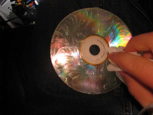 чистка дисков вазелином