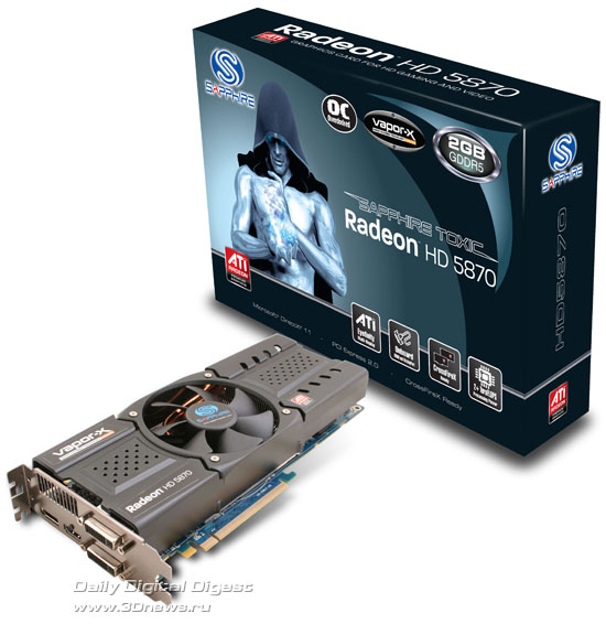 Sapphire Radeon HD 5870 TOXIC 2GB GDDR5